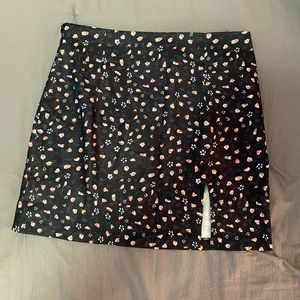 Floral Mini Skirt